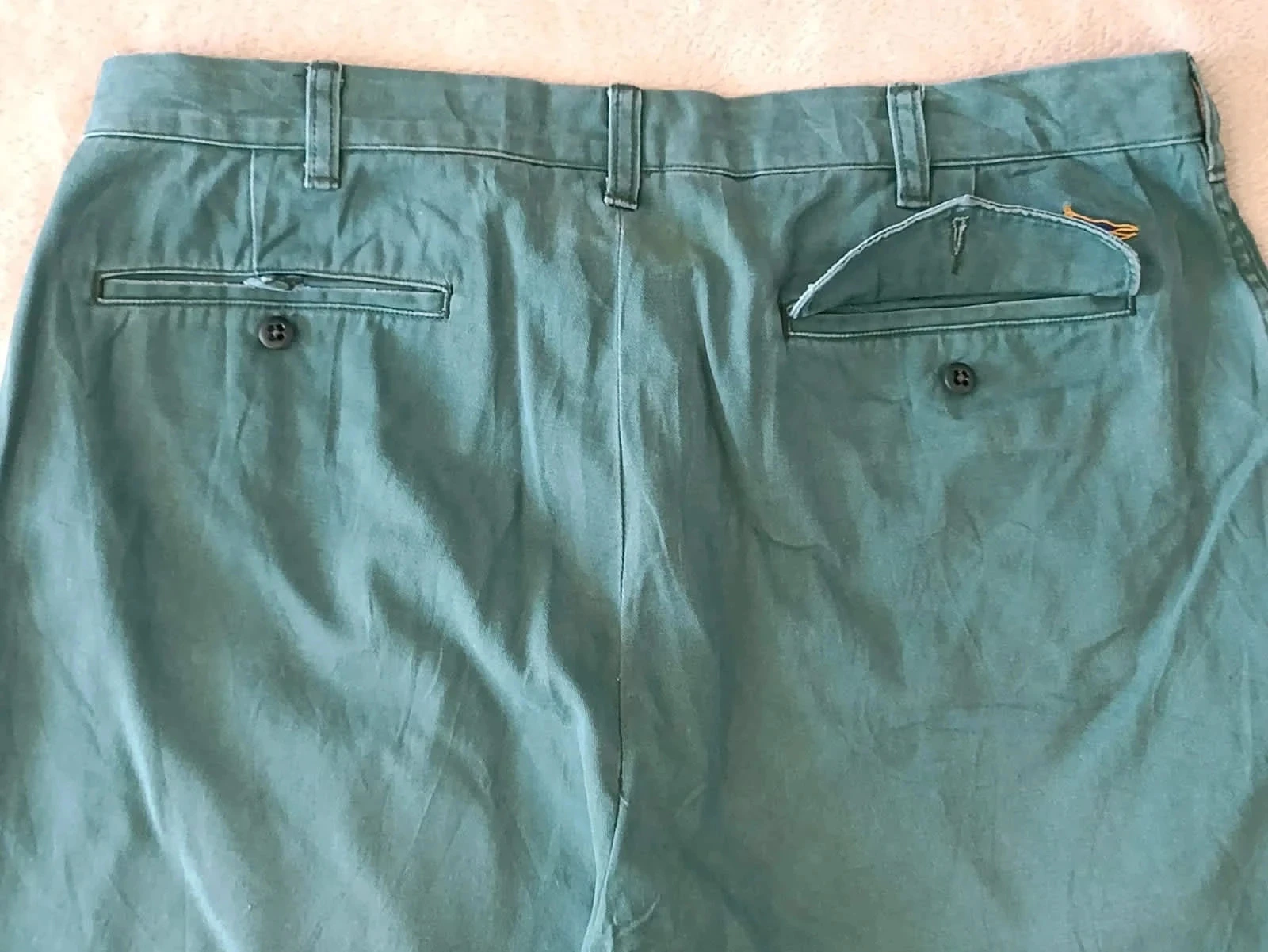 Short Polo Ralph Lauren RL-5 Vintage vert Taille 35 – photo 7